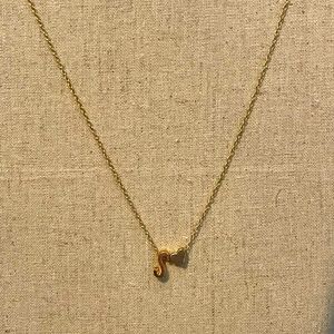 “S” necklace with heart